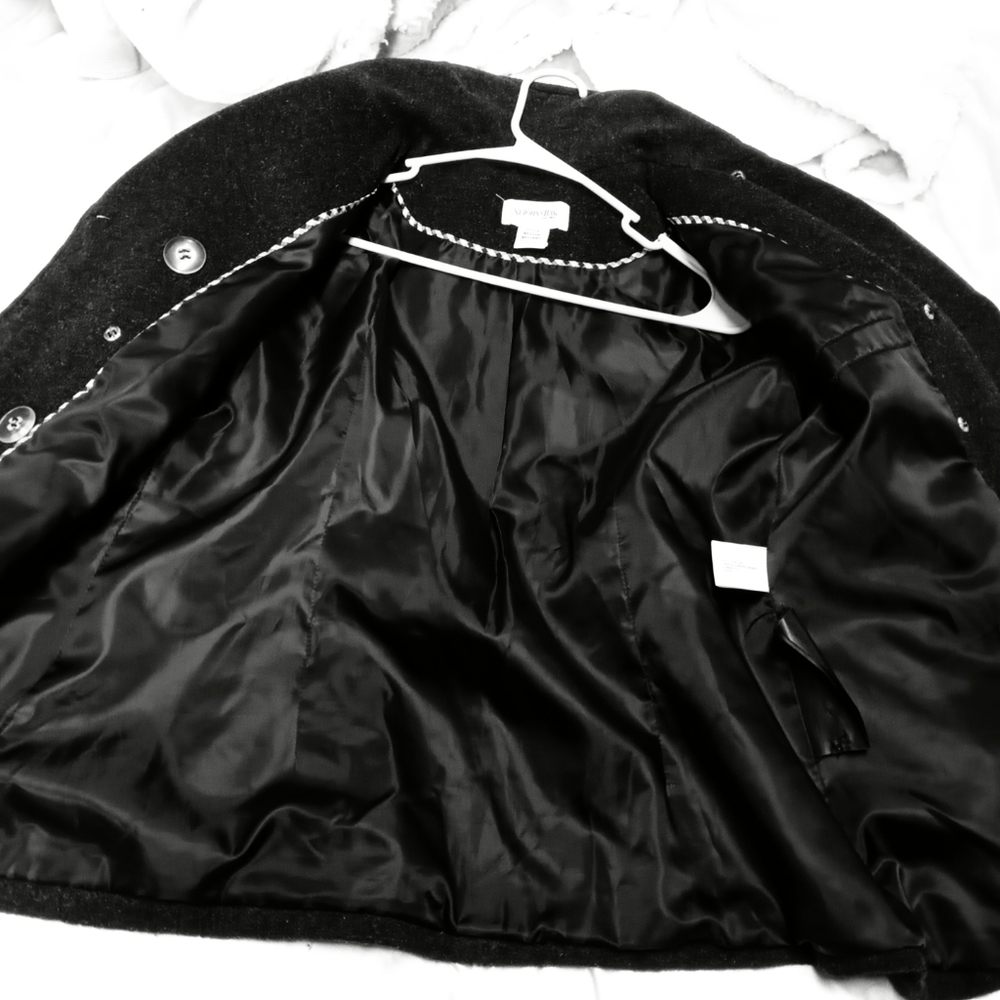 St. John's Bay Black Wool Petticoat - Picture 8 of 9